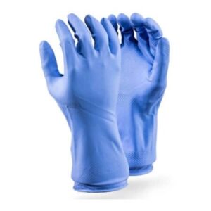 Dromex - BLUE RUBBER HOUSEHOLD GLOVES